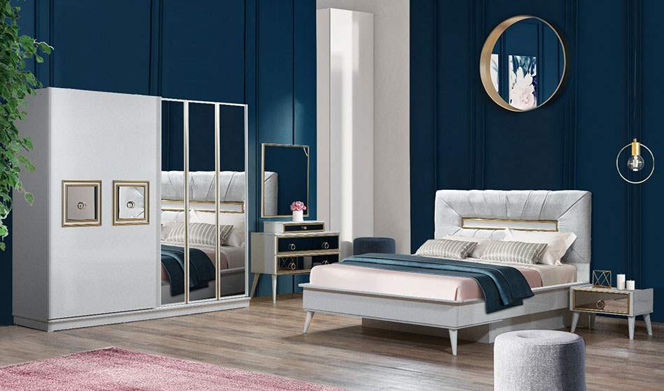 inegöl mobilya Gold Aytaşı Yatak Odası Takımı